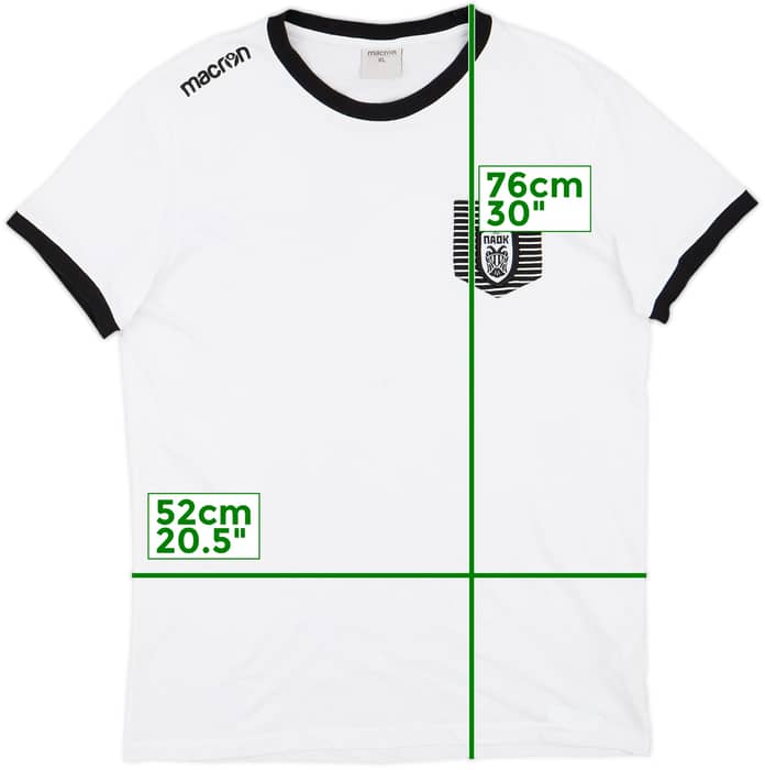 2015-16 PAOK Macron Training Shirt - 8/10 - (XL)