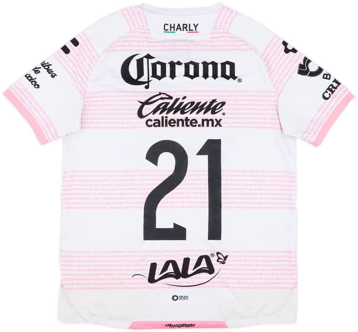 2020-21 Santos Laguna Pink October Special Shirt #21 - 6/10 - (L)