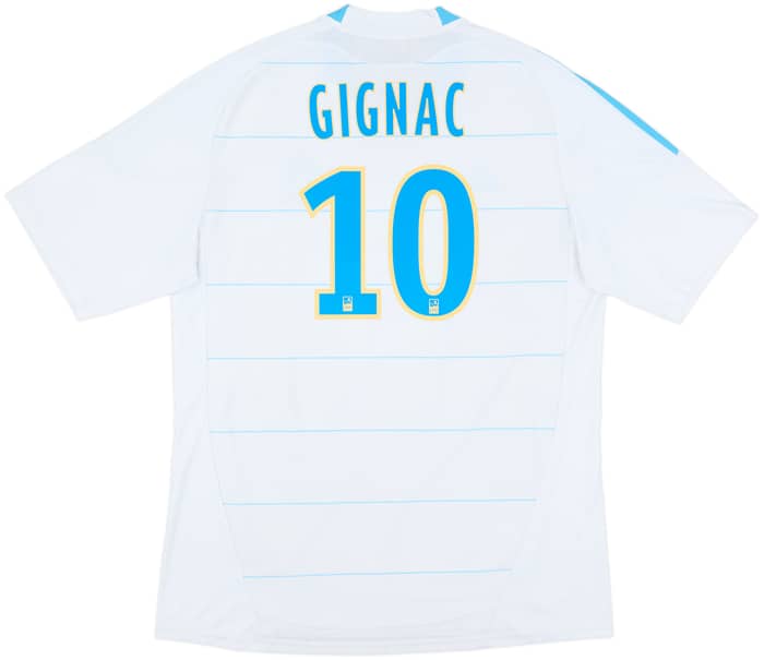 2010-11 Olympique Marseille Home Shirt Gignac #10 - 7/10 - (XL)