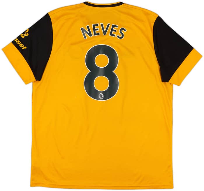 2020-21 Wolves Home Shirt Neves #8 - 5/10 - (XL)