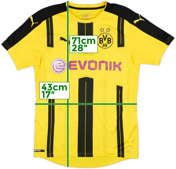 2016-17 Borussia Dortmund Home Shirt Kodai - 7/10 - (XS)