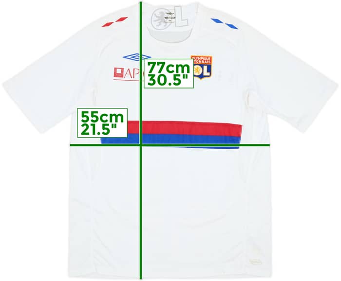 2009-10 Lyon Home Shirt - 4/10 - (L)