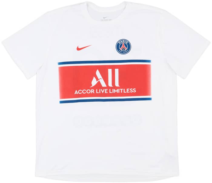 2020-21 Paris Saint-Germain Nike Graphic Tee - 7/10 - (XL)