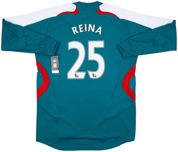 2007-08 Liverpool Player Issue GK Shirt Reina #25 (XL)