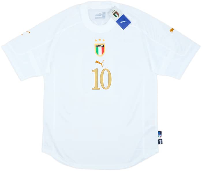 2004-06 Italy Away Shirt Baggio #10 (XL)