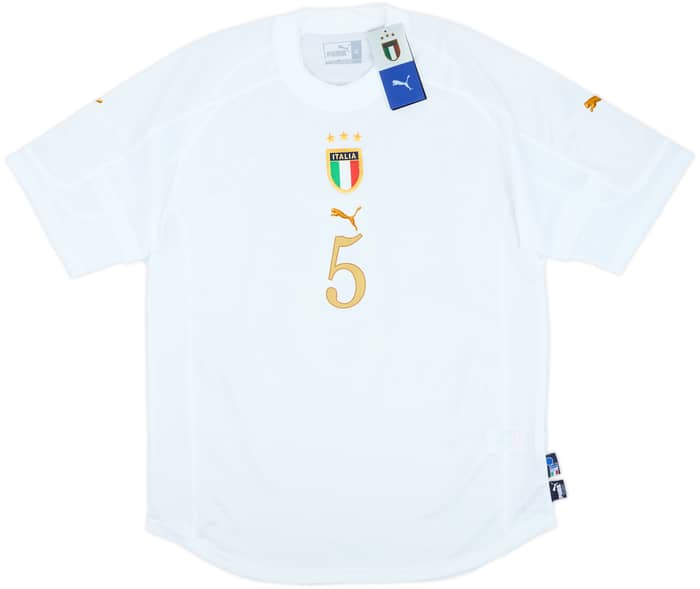 2004-06 Italy Away Shirt F.Cannavaro #5 (XL)