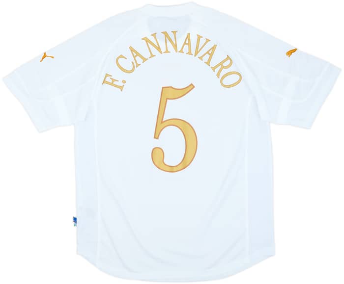 2004-06 Italy Away Shirt F.Cannavaro #5 (XXL)