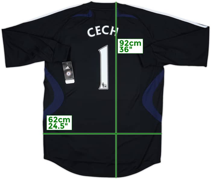 2007-08 Chelsea Player Issue GK Shirt Cech #1 (XL)