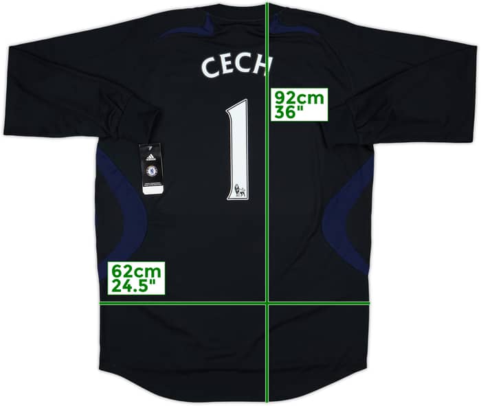 2007-08 Chelsea Player Issue GK Shirt Cech #1 (XL)
