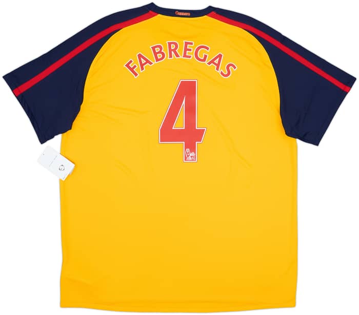 2008-09 Arsenal Away Shirt Fabregas #4 (XXL)