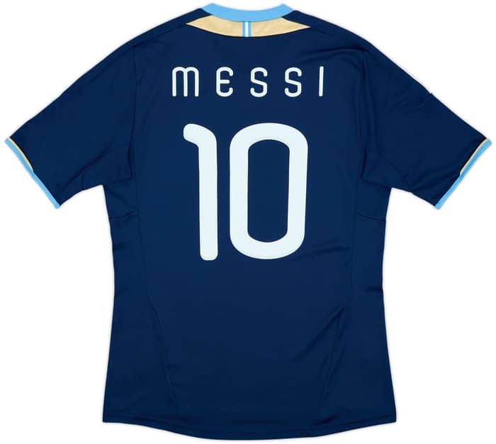 2011-13 Argentina Away Shirt Messi #10 - 5/10 - (M)