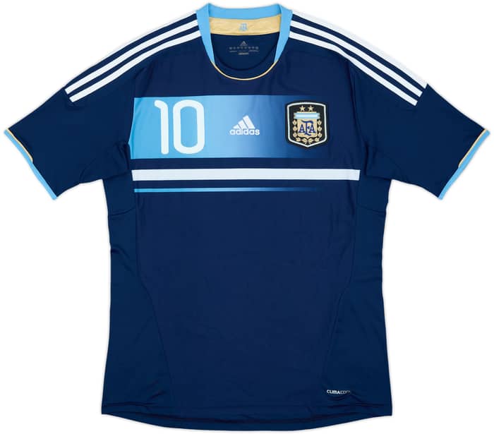 2011-13 Argentina Away Shirt Messi #10 - 5/10 - (M)