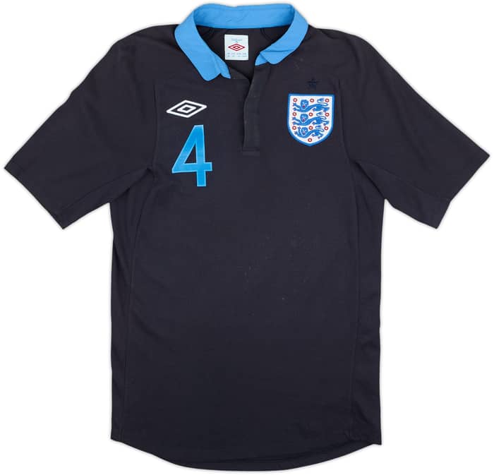 2011-12 England Away Shirt Gerrard #4 - 6/10 - (S)