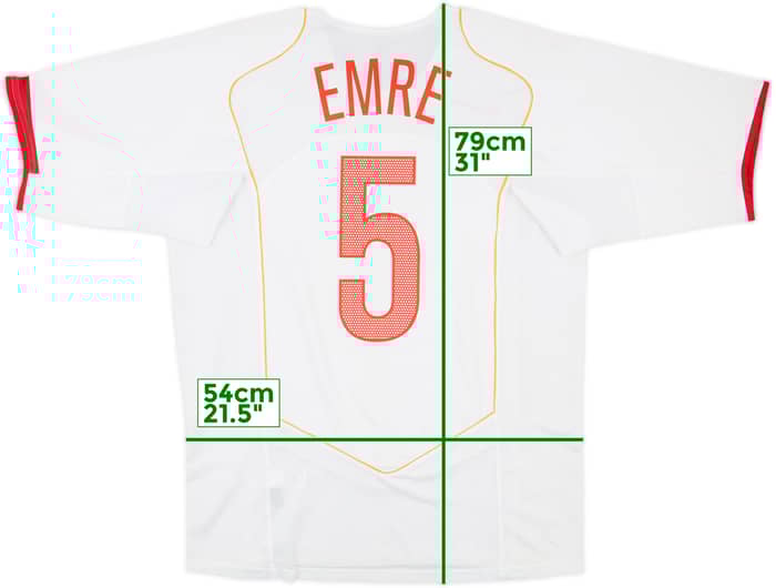 2004-06 Turkey Away Shirt Emre #5 - 7/10 - (L)