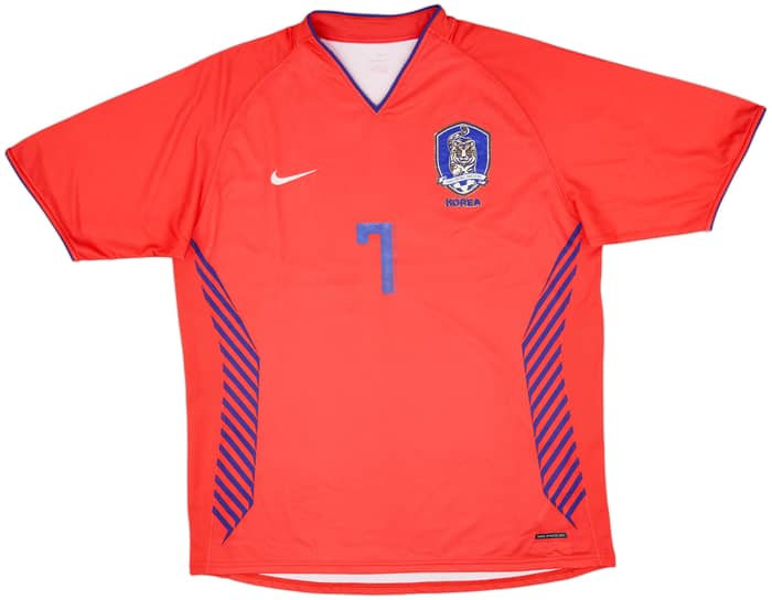 2006-08 South Korea Home Shirt Ji Sung #7 - 5/10 - (XL)