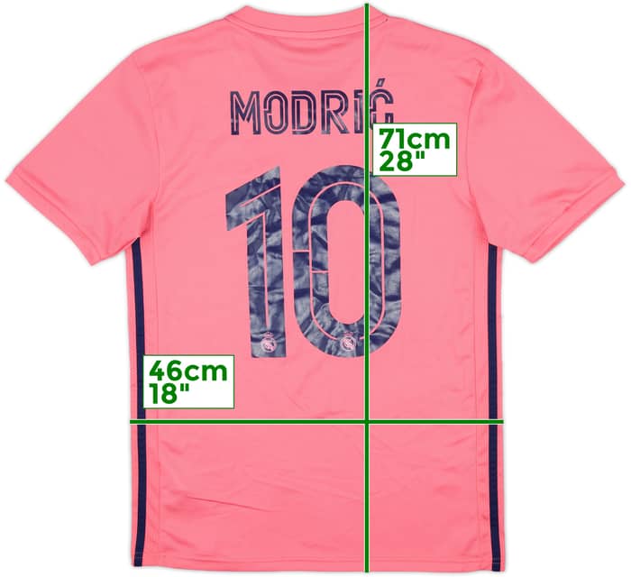 2020-21 Real Madrid Away Shirt Modric #10 - 7/10 - (S)