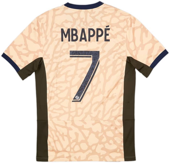 2023-24 Paris Saint-Germain Fourth Shirt Mbappe #7 - 8/10 - (S)
