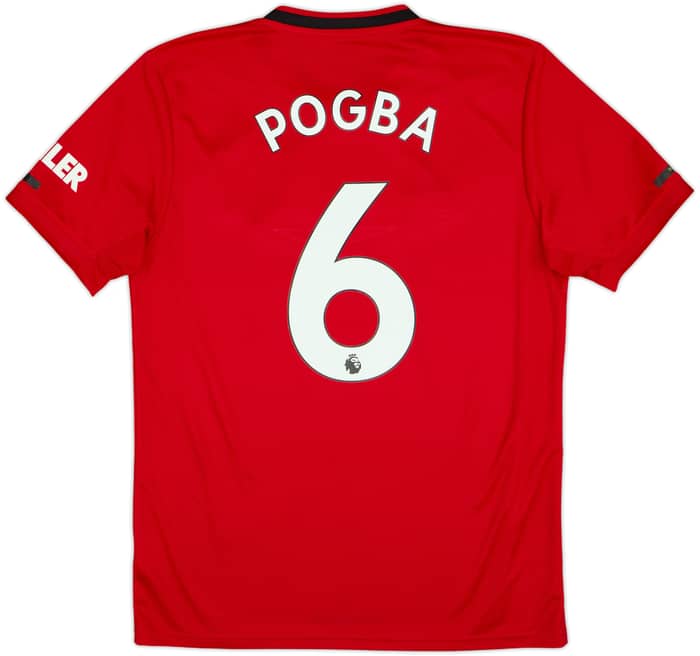 2019-20 Manchester United Home Shirt Pogba #6 - 7/10 - (M)