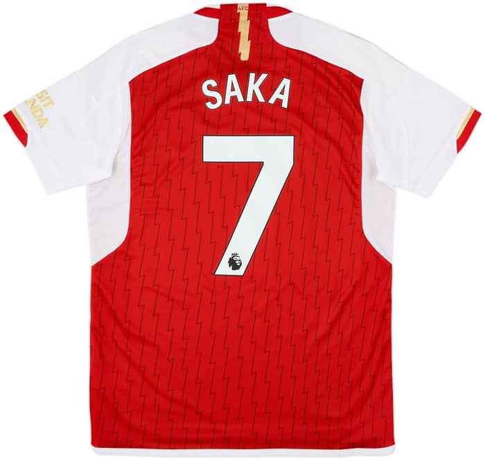 2023-24 Arsenal Home Shirt Saka #7 - 6/10 - (L)