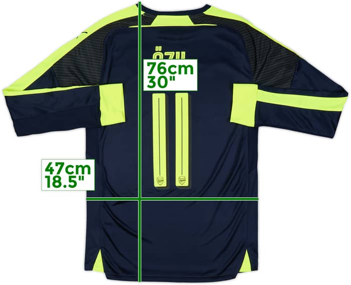 2016-17 Arsenal Third L/S Shirt Ozil #11 - 7/10 - (S)