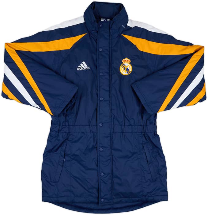 1997-98 Real Madrid adidas Padded Bench Coat - 10/10 - (S)