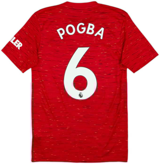2020-21 Manchester United Home Shirt Pogba #6 - 8/10 - (XS)