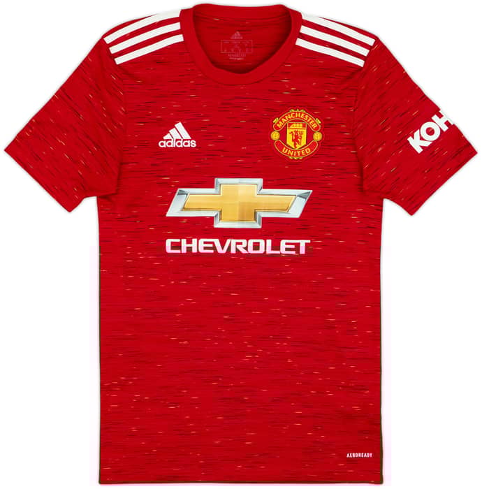 2020-21 Manchester United Home Shirt Pogba #6 - 8/10 - (XS)