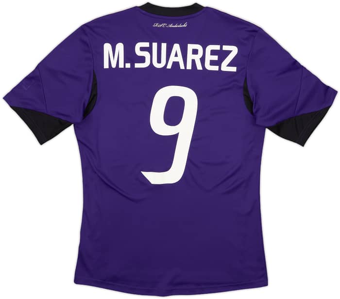 2013-14 Anderlecht Home Shirt M.Suarez #9 - 8/10 - (S)