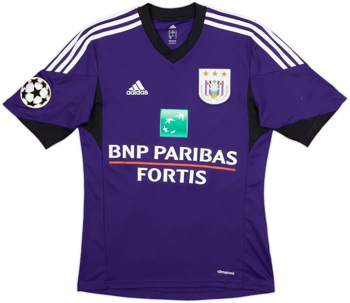 2013-14 Anderlecht Home Shirt M.Suarez #9 - 8/10 - (S)