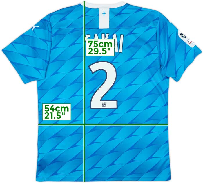 2019-20 Olympique Marseille Away Shirt Sakai #2 - 8/10 - (L)