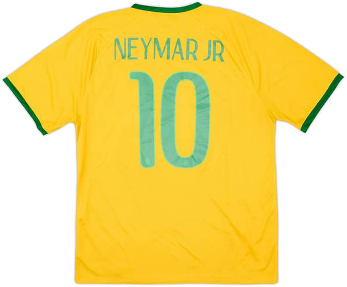 2014-15 Brazil Home Shirt Neymar Jr #10 - 5/10 - (L)