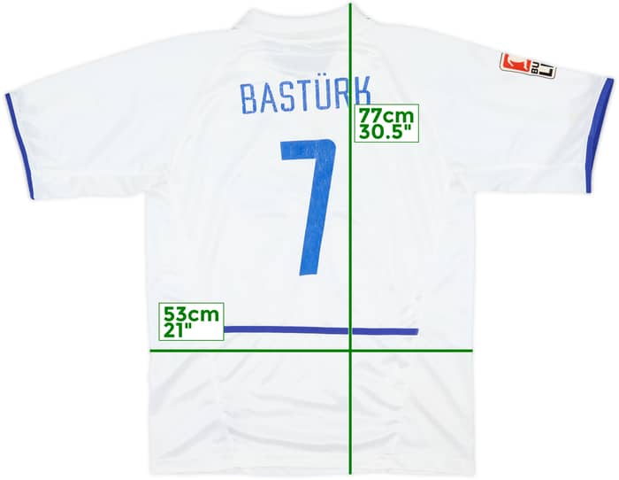 2004-05 Hertha Berlin Third Shirt Basturk #7 - 5/10 - (XL.Boys)