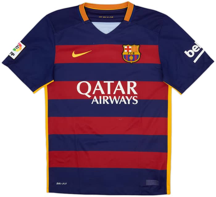 2015-16 Barcelona Home Shirt A.Iniesta #8 - 6/10 - (S)