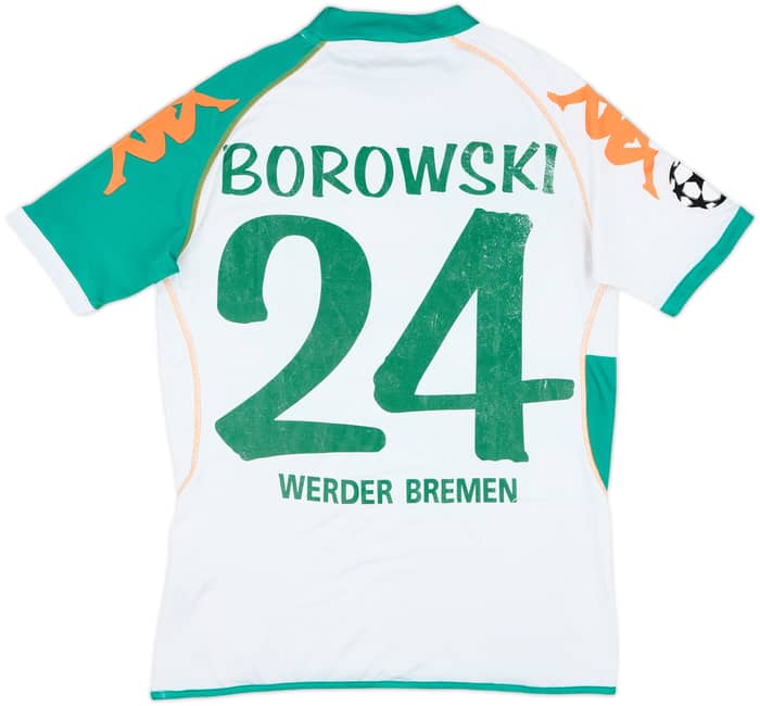 2006-07 Werder Bremen European Home Shirt Borowski #24 - 6/10 - (L)