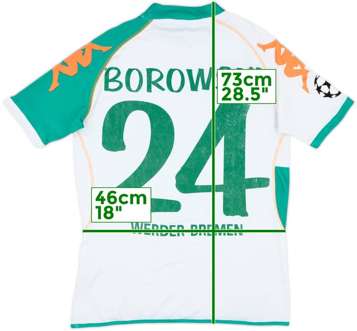 2006-07 Werder Bremen European Home Shirt Borowski #24 - 6/10 - (L)