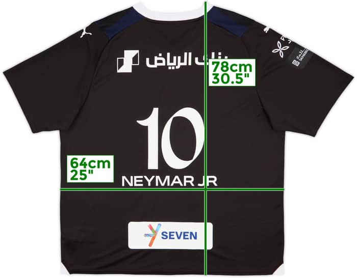2023-24 Al Hilal Third Shirt Neymar Jr #10 - 10/10 - (XXL)