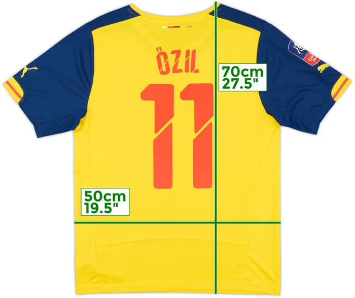 2014-15 Arsenal Away Shirt Ozil #11 - 8/10 - (S)