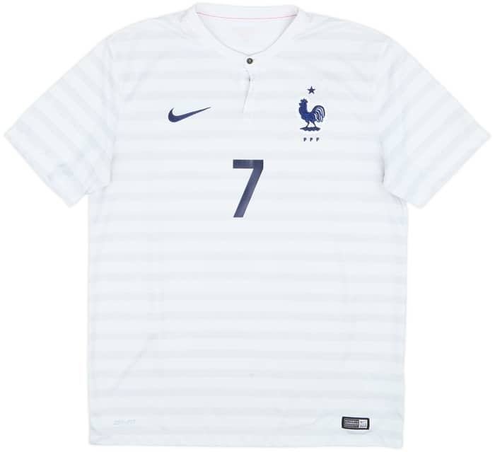 2014-15 France Away Shirt Ribery #7 - 6/10 - (L)