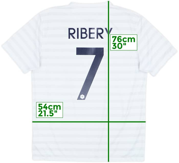 2014-15 France Away Shirt Ribery #7 - 6/10 - (L)