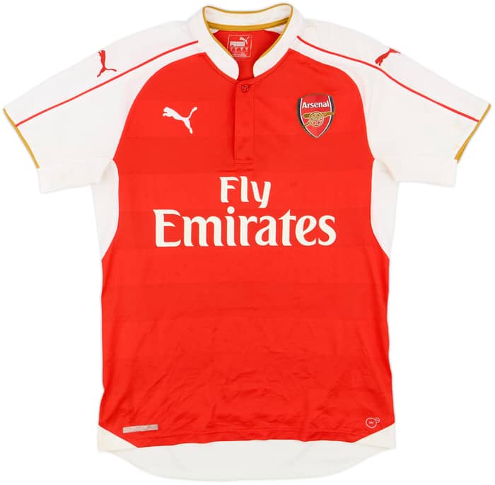 2015-16 Arsenal Home Shirt Arteta #8 - 6/10 - (M)
