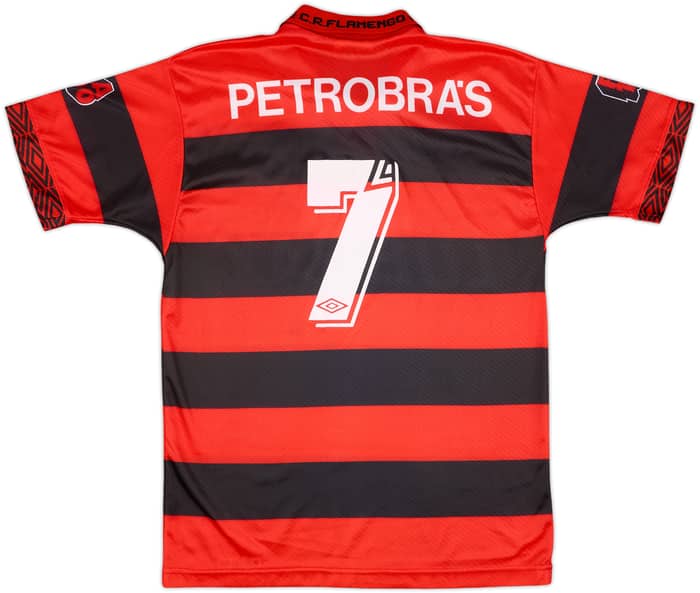 1993-94 Flamengo Home Shirt #7 - 8/10 - (M)