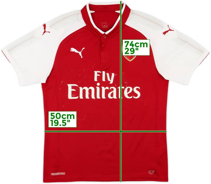 2017-18 Arsenal Home Shirt - 4/10 - (M)