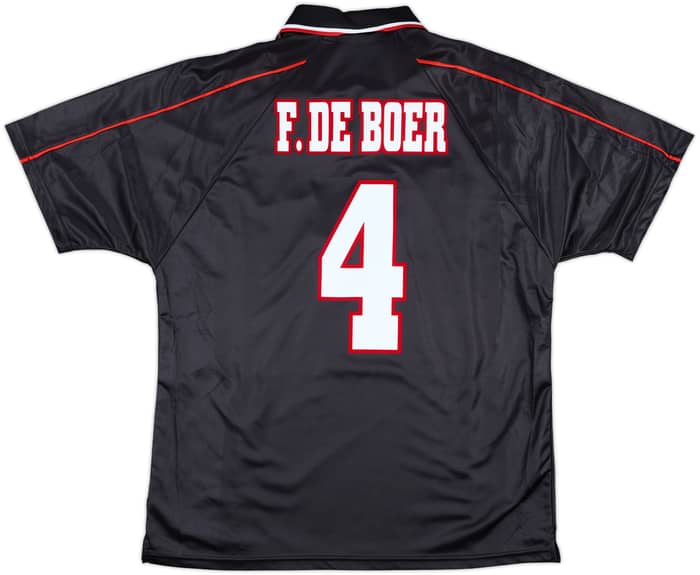 1998-99 Ajax Away Shirt F.De Boer #4 - 8/10 - (L)