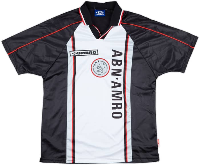 1998-99 Ajax Away Shirt F.De Boer #4 - 8/10 - (L)