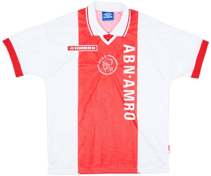 1998-99 Ajax Home Shirt F.De Boer #4 - 10/10 - (L)