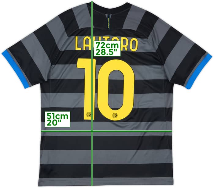 2020-21 Inter Milan Third Shirt Lautaro #10 - 9/10 - (L)