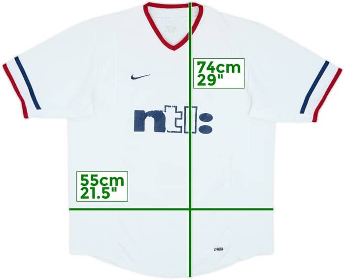 2000-01 Rangers Away Shirt - 3/10 - (M)