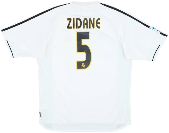 2003-04 Real Madrid Home Shirt Zidane #5 - 6/10 - (L)