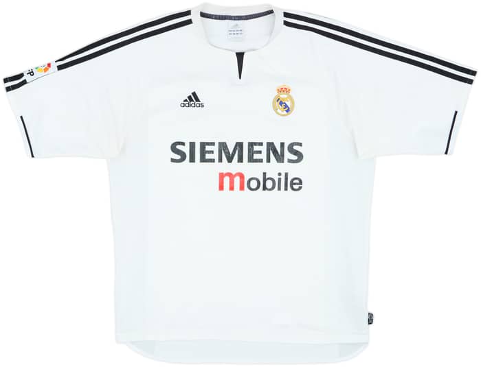 2003-04 Real Madrid Home Shirt Zidane #5 - 6/10 - (L)