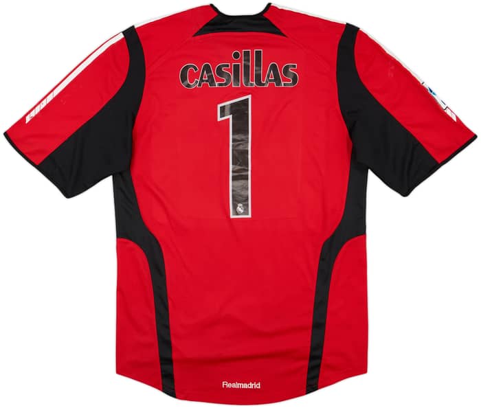 2005-06 Real Madrid GK S/S Shirt Casillas #1 - 6/10 - (M)
